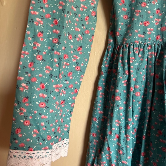 🙈SOLD🙈Vintage Handmade Corset Back Prairie Dress - Picture 3 of 6